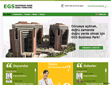 Tablet Screenshot of egsbusinesspark.com